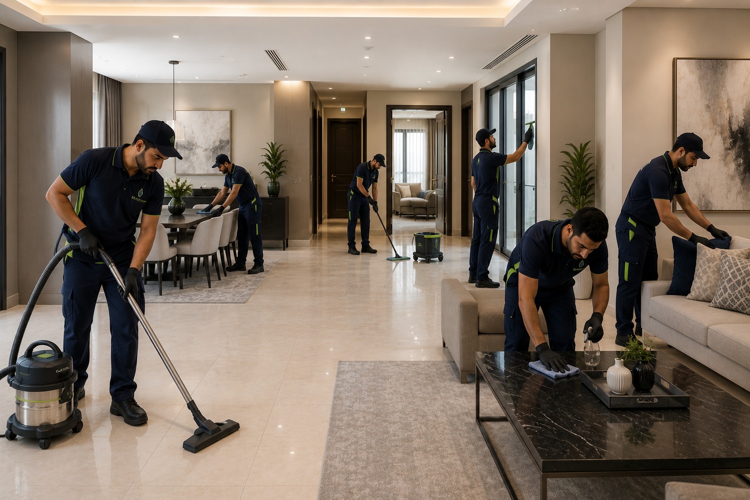 تنظيف أدوار